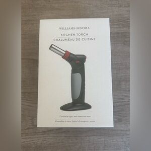 NWT Williams Sonoma Culinary Kitchen Torch Chalumeau De Cuisine